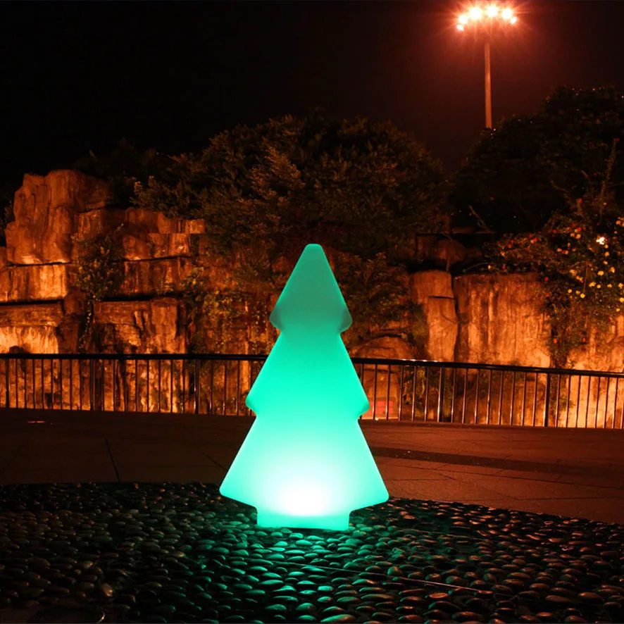 plastic led christmas tree