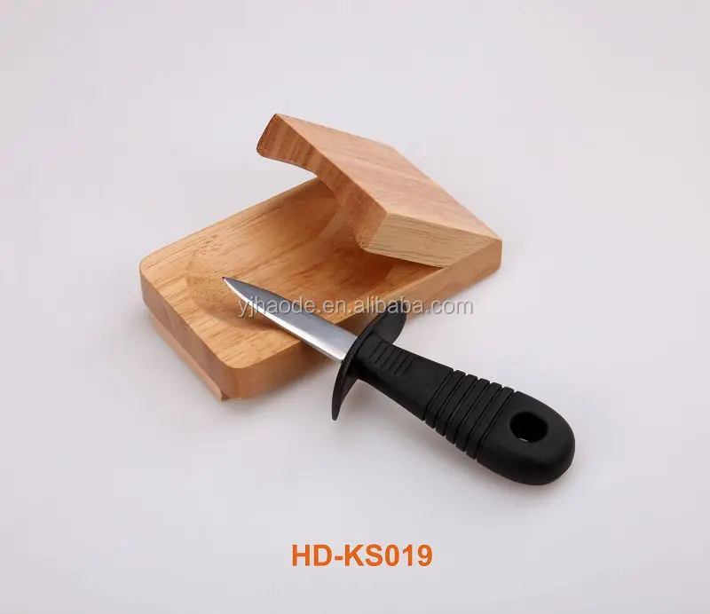 
Нож устрица из нержавеющей стали с деревянной ручкой  (60551048959)