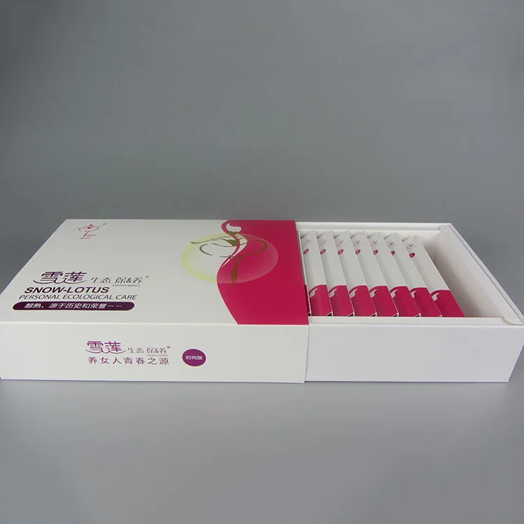 Снежного лотоса травяные гигиенических прокладок ватным тампоном био ФК гигиенических прокладок для здоровья очищает