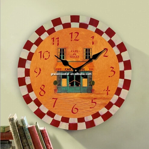 
Craft MDF clock wall clock decorative clock 