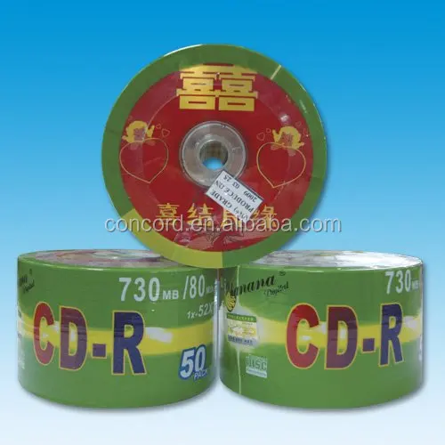 Made in china Banana Blank CD-R disk printable