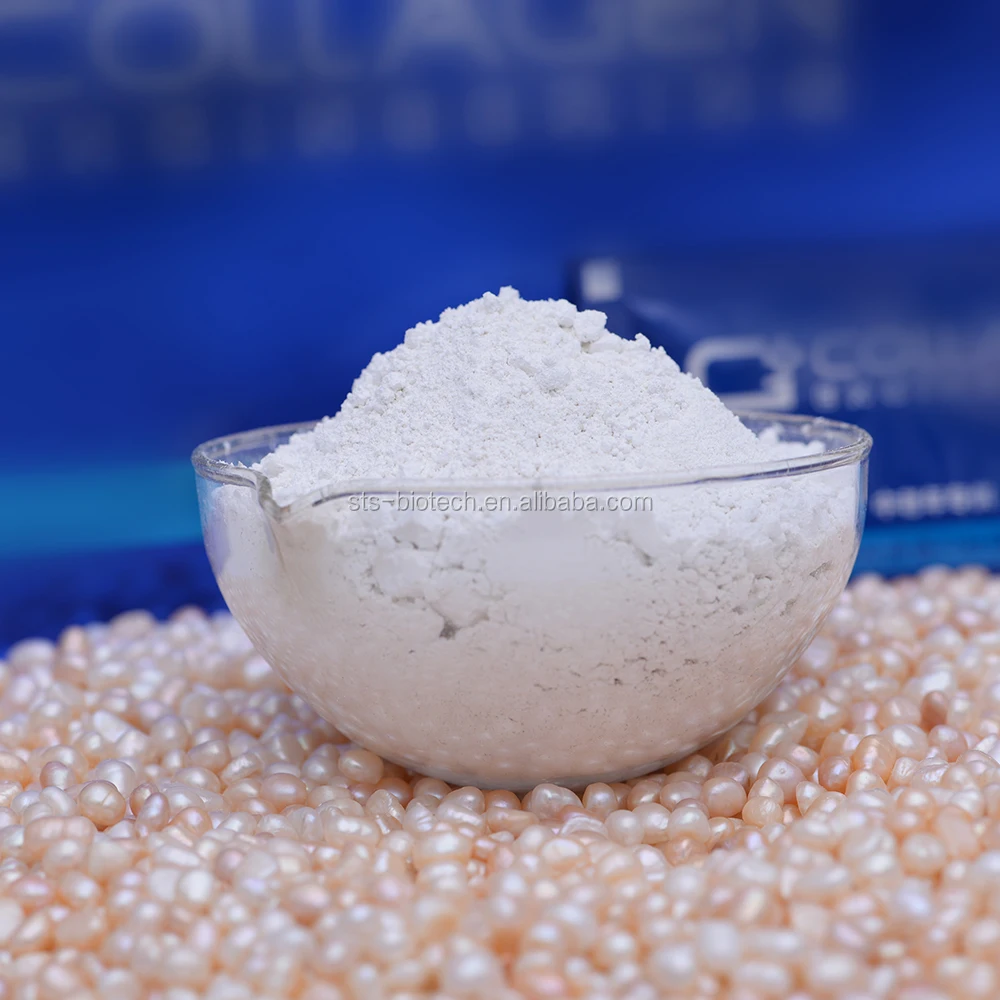 High quality skin care pure pearl powder free sample from GMP manufacturer