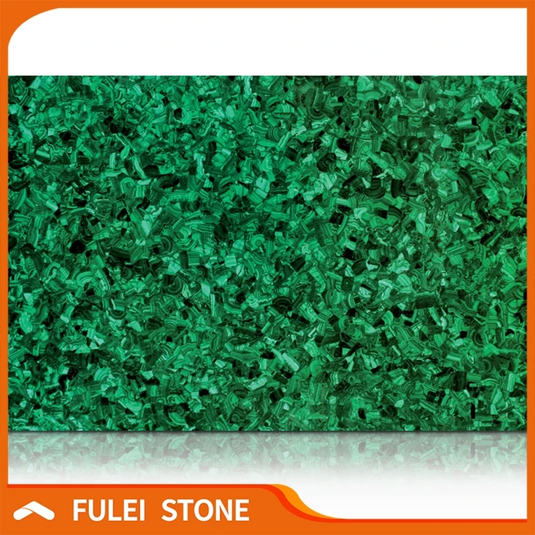 Top quality gemstone semi precious green malachite stone slab