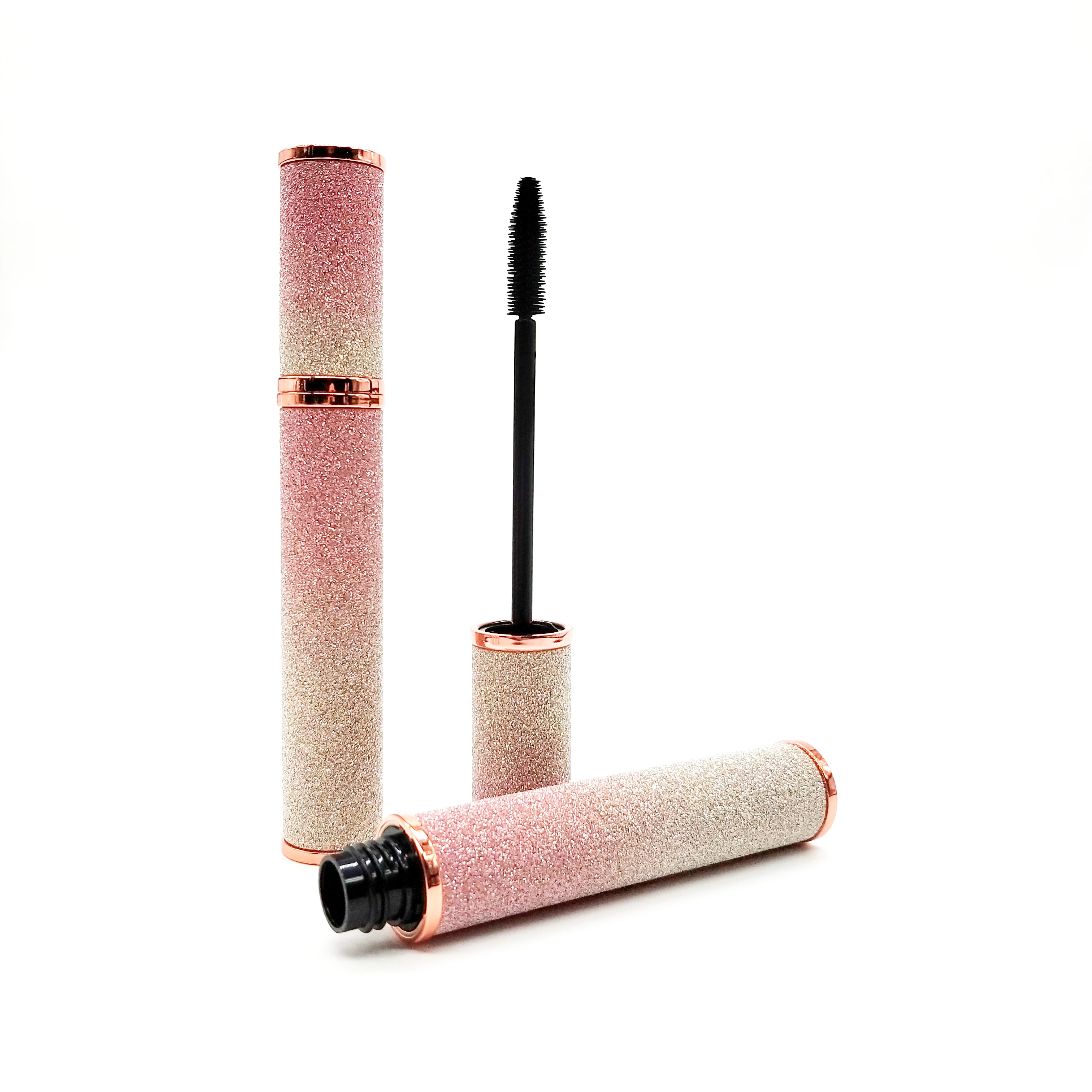 Новый дизайн, блестящая пустая тушь для ресниц, флакон для туши, сделайте свой собственный бренд, индивидуальный контейнер для ресниц, флакон с кисточкой