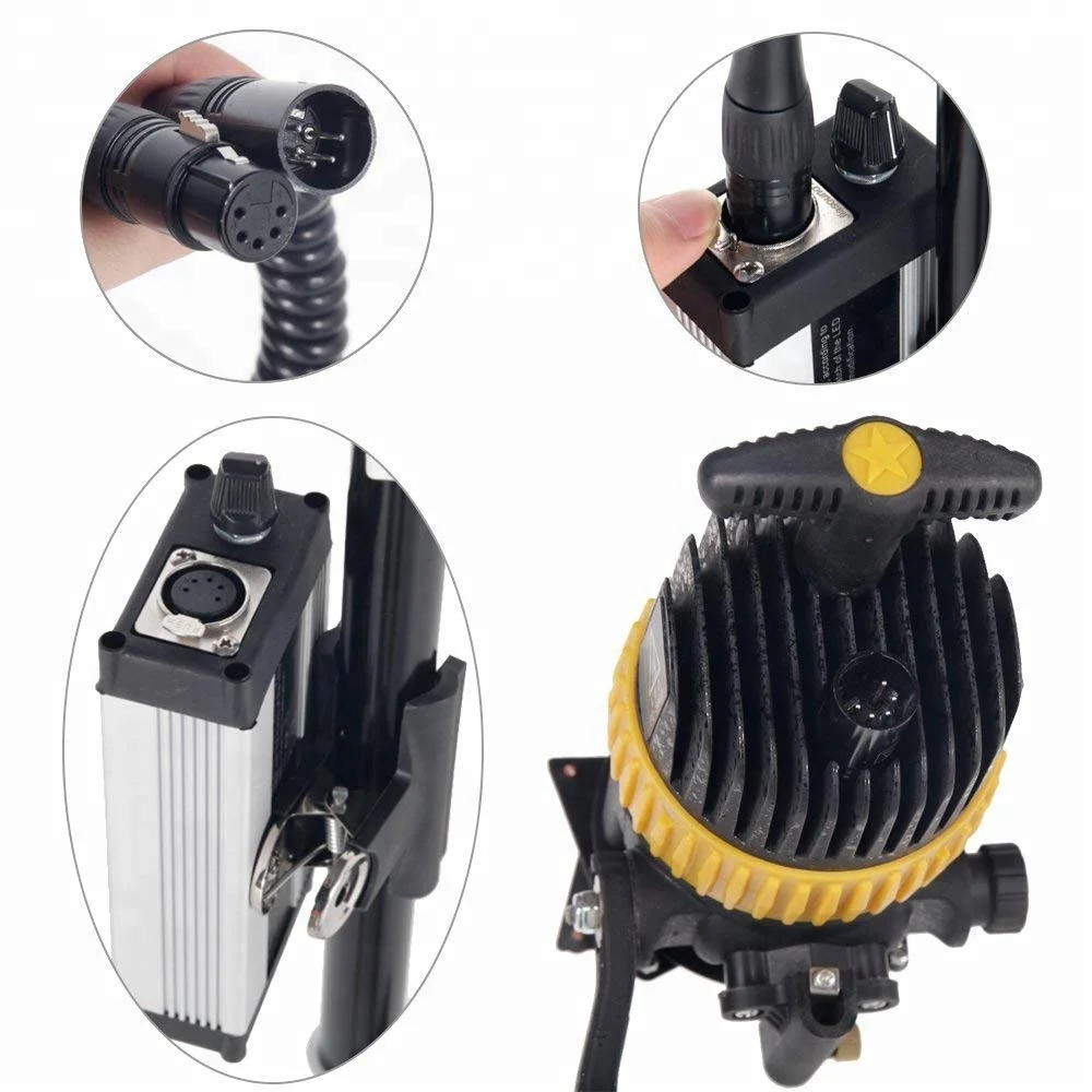 Portable High CIR Bi-color 50W LED Spotlight 3200K-5600K for Camera Video Studio Continuous Light