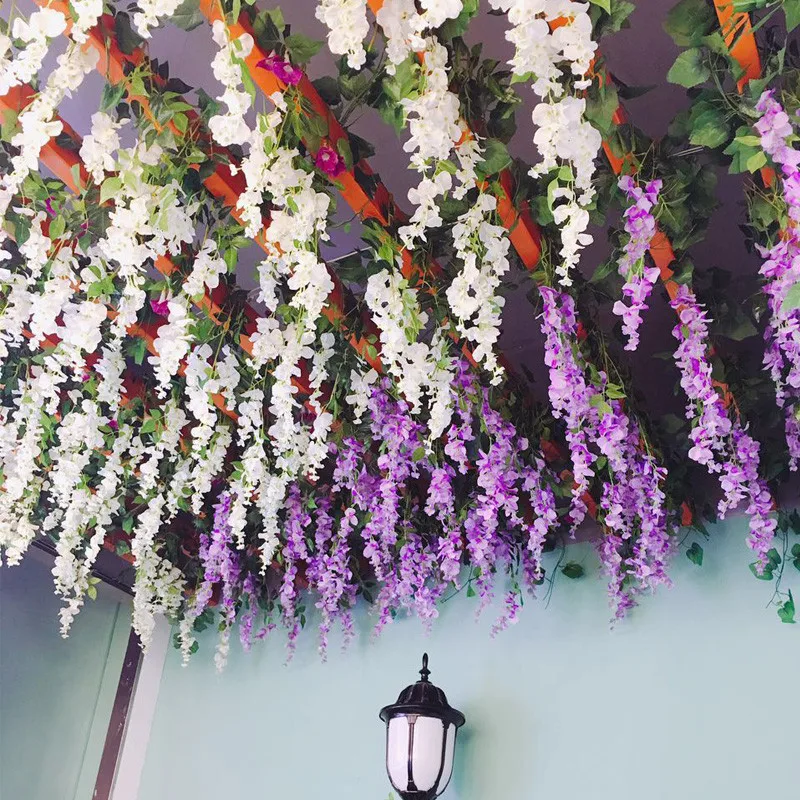 
China suppliers wisteria flower plant for roof decoration 
