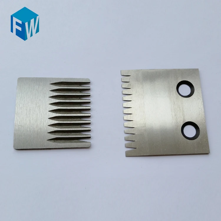 
HSS stainless steel serrated sealing plastic film packing cutting blade 