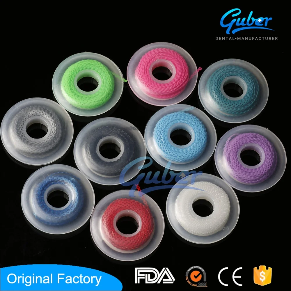  *Dental ortodoncia Elastic odontologia elastomeric rings Colorful Chains Power Chain Orthodontic for