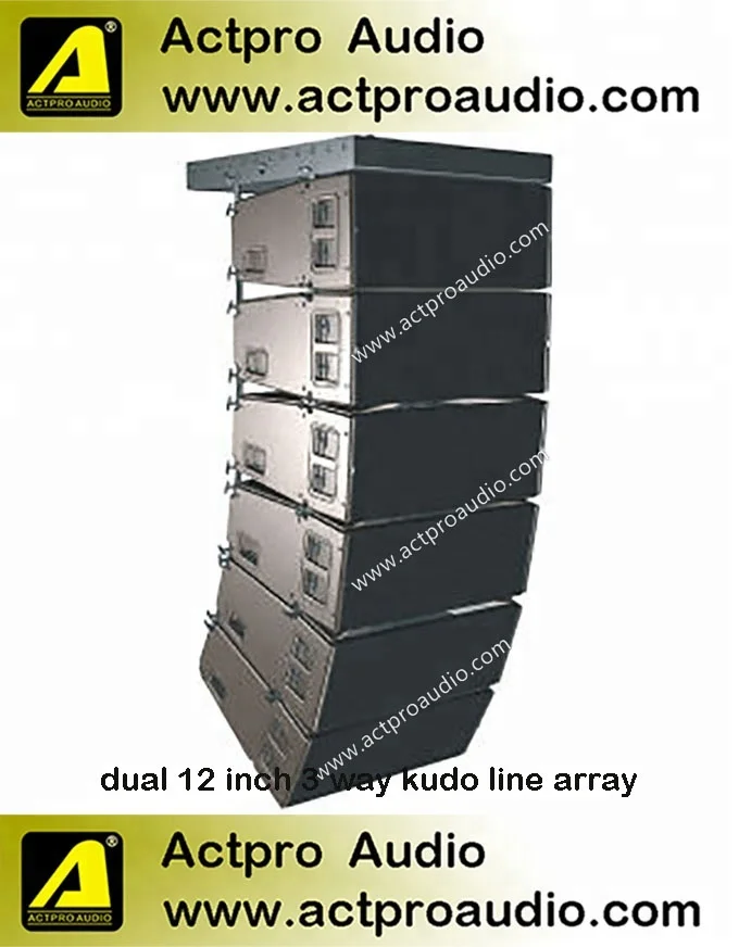 Kudo line array speaker dual 12 inch line array loudspeaker