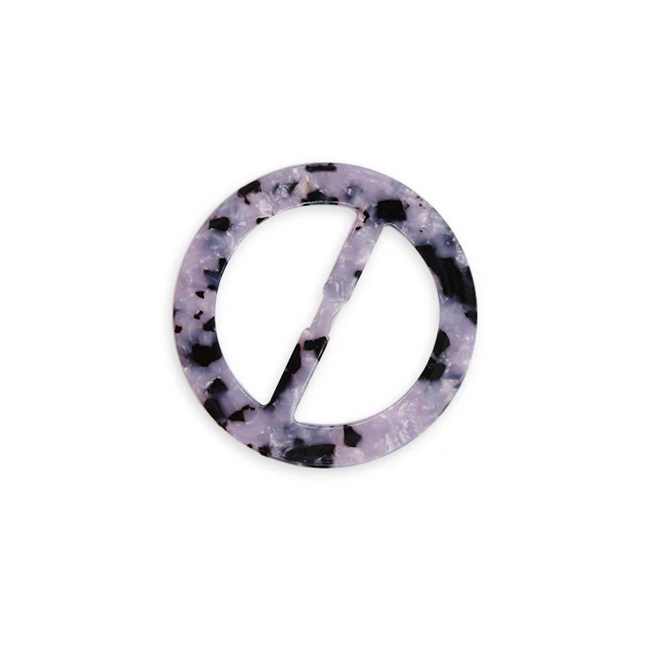 2019 New design custom resin belt buckle high quality belt buckle acetate sheet  plastic colorful belt buckle for coat garment