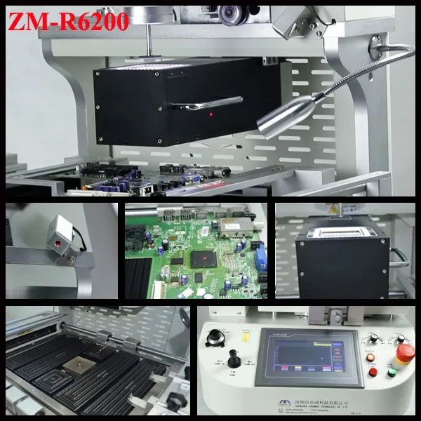  Ремонт материнской платы мобильного телефона и ноутбука ZhuoMao ZM R6200 автоматическая паяльная станция bga для