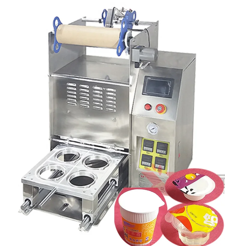 
Semi automatic fruit plastic cups sealing machine/jam sealer/jelly sealer 
