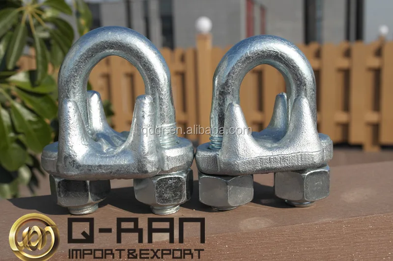
Drop Forged U.S Type Standard Fasteners G450 Wire Rope Clip 