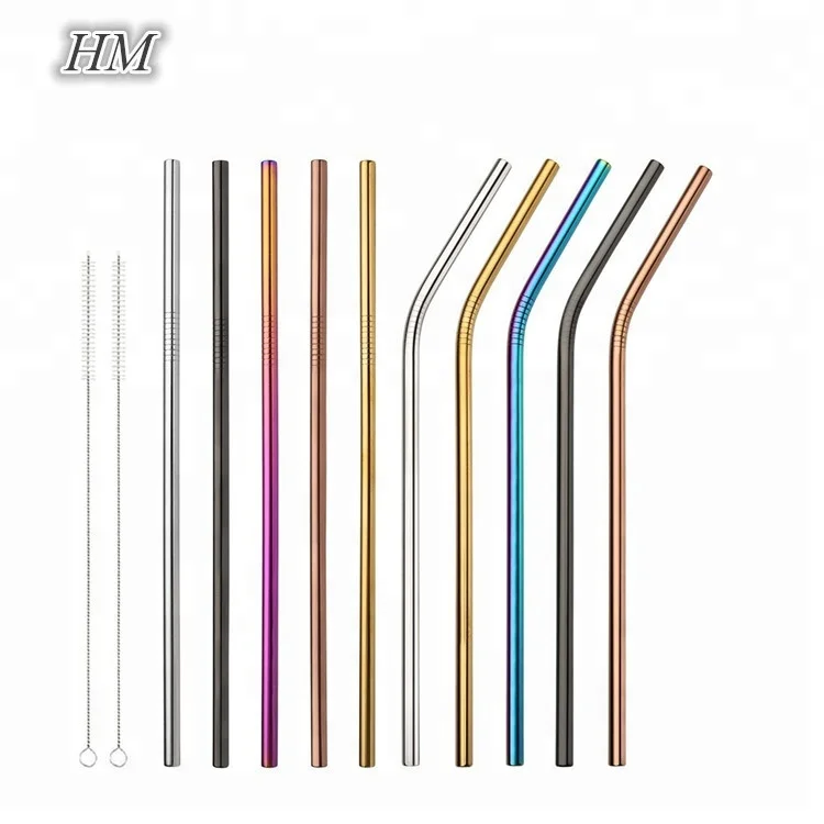 
Promotion product drinking straw metal drinking straws 