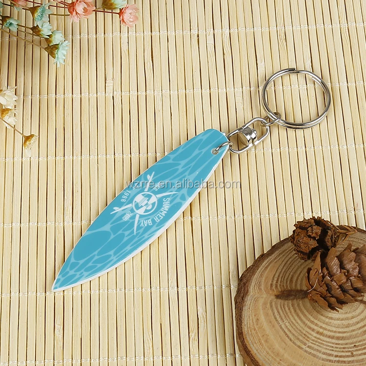 Most popular Personalized Plastic surfboard keychain
