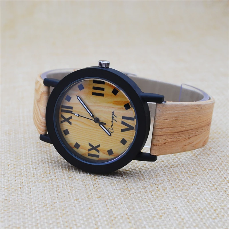 European wood watch retro waterproof case antique fringe men and women watch wholesale fashion watch