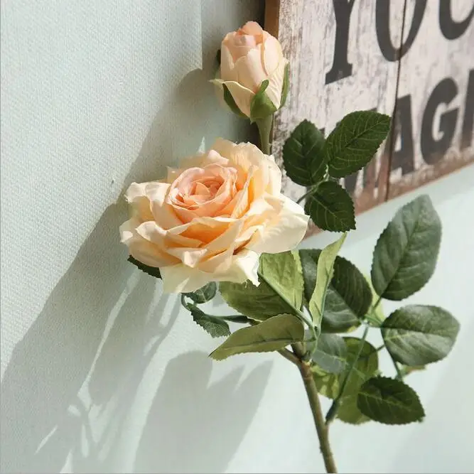 Wholesale peony party home decorations DIY fake flower wall customized artificial big silk rose flower wedrose wedding decor