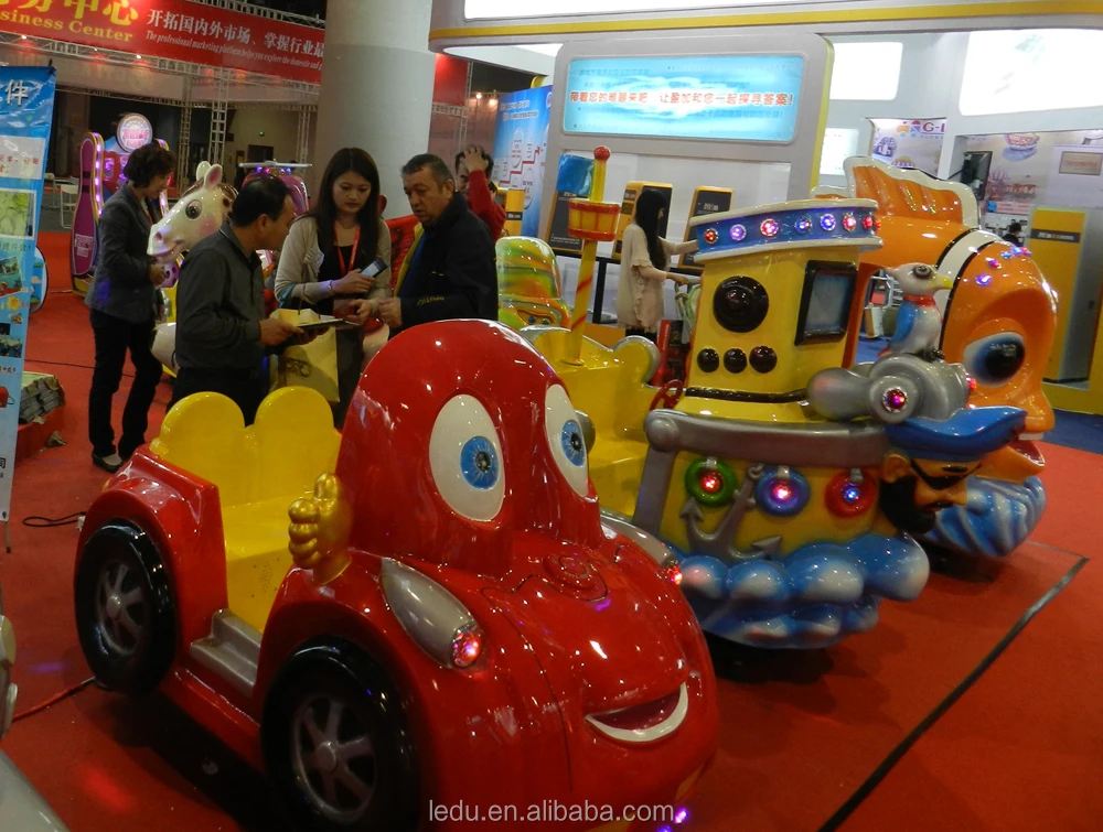  Детский игровой автомат-качалка для супермаркета с ЖК-экраном