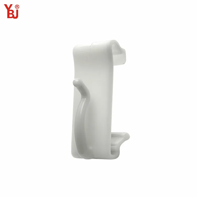 
Custom White PVC Shelf Edge U Clips For Merchandising Strips 