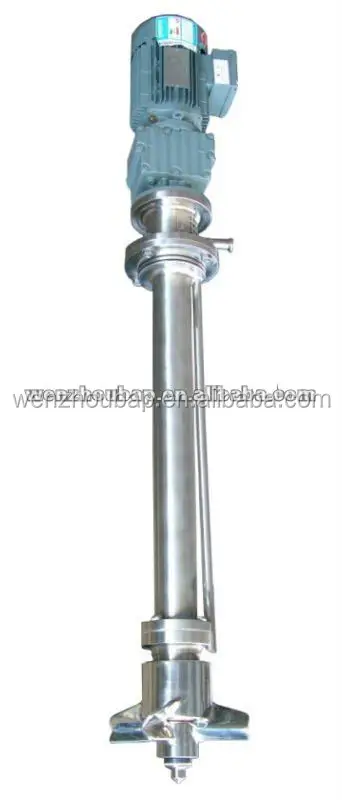 
BOAO stainless steel top entry sanitary magnetic mixer stirrer 