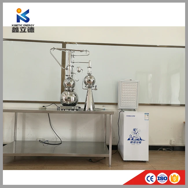 essential oil Vacuum distillation helichrysum italicum essential oil distiller/hemp oil cdb extractor