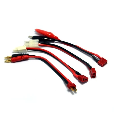 Balance Chargers Cable Battery Charger Alligator Clips T Plug/Tamiya Plug