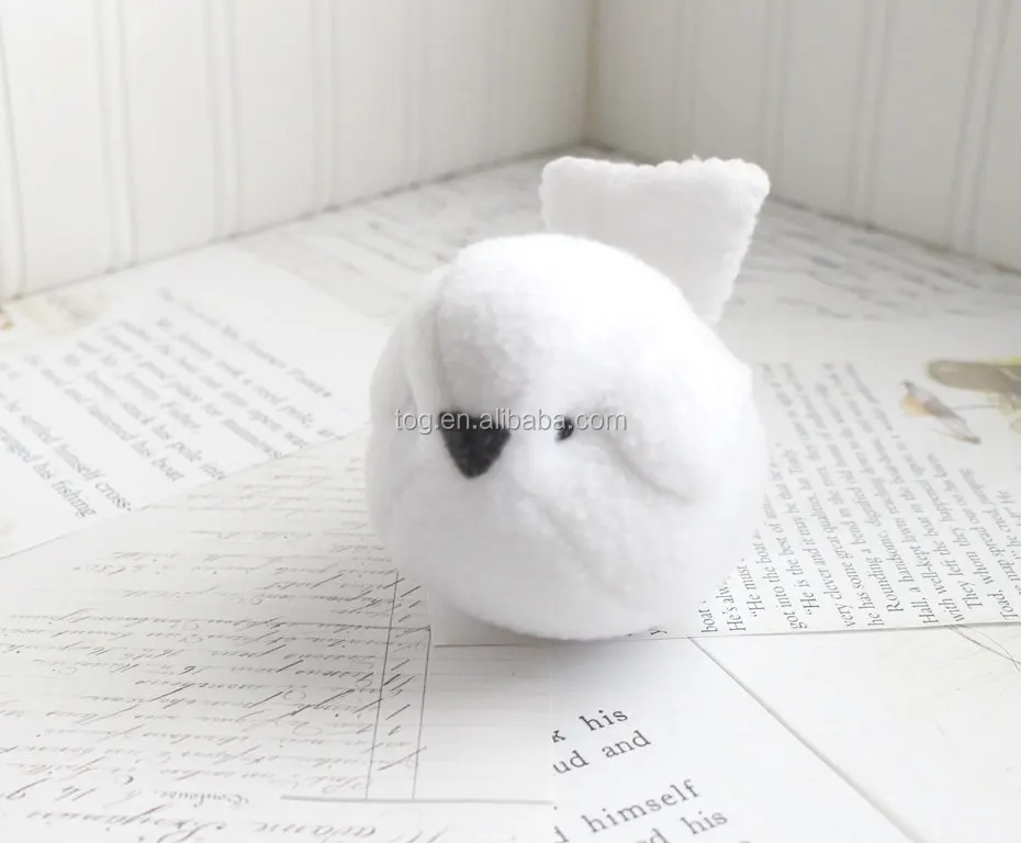 OEM ODM Custom Design Colorful Plush Cute Bird Mini Tiny Lovely Bird Animal Toy