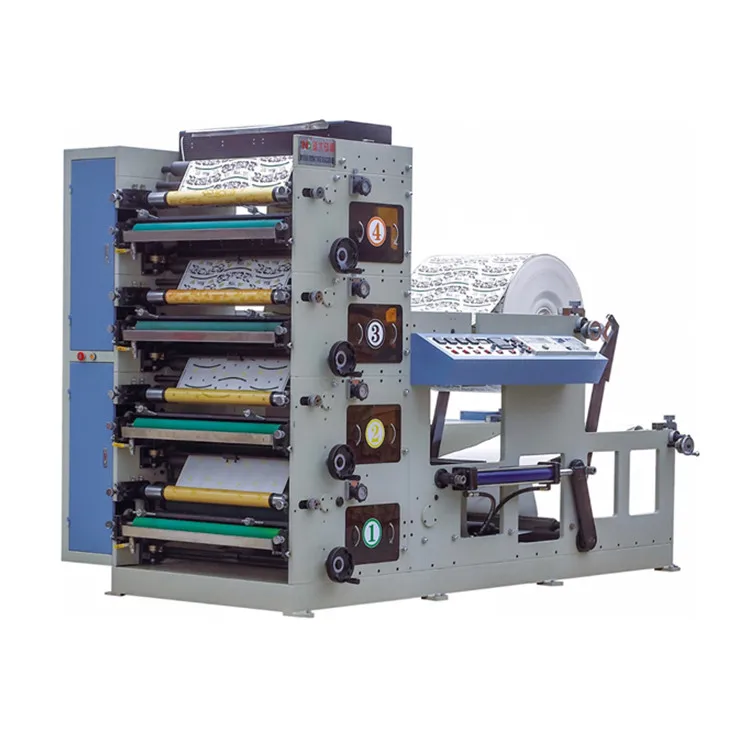 China printer manufacturer Paper Cup Printer/ 1 to 6 Colors Flexo Printing Machine