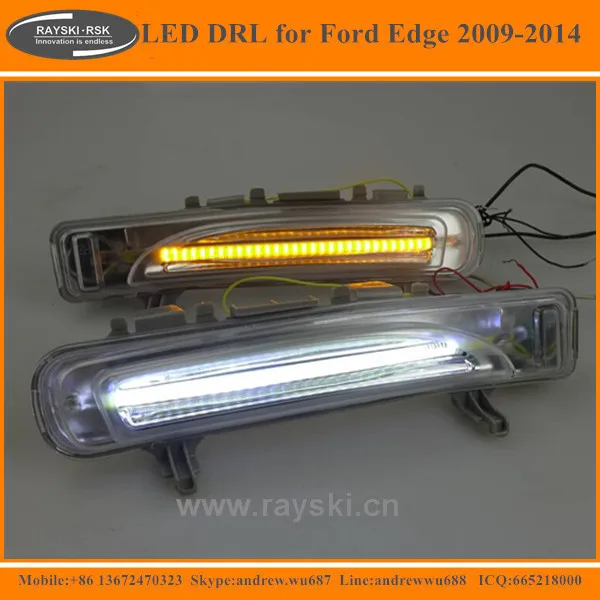 
 Высококачественные светодиодные дневные ходовые огни для Ford Edge, лидер продаж, светодиодные дневные ходовые огни для Ford Edge 2009-2013  