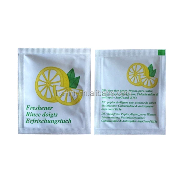 Restaurant wet wipes clean your hand and face used in restaurants