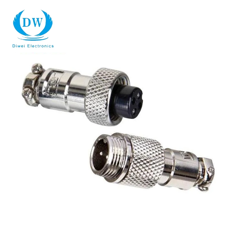 Высокая огнестойкость антимонопольное GX12 авиации Разъем для системы gps