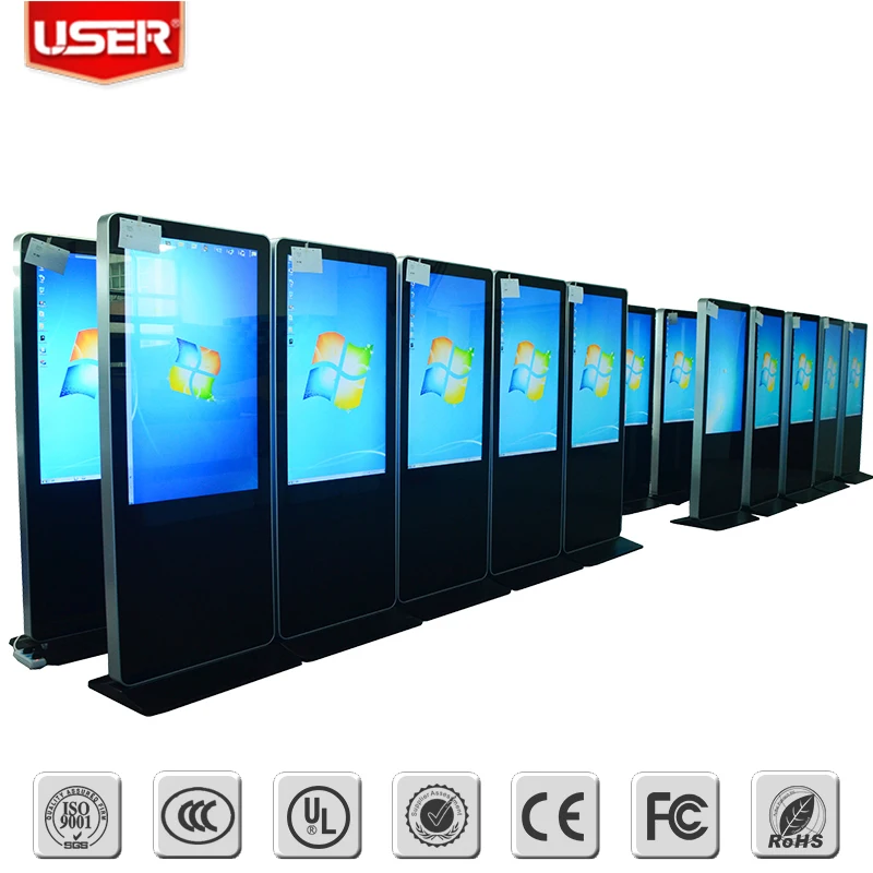 49' floor standing Android  digital signage and advertising display