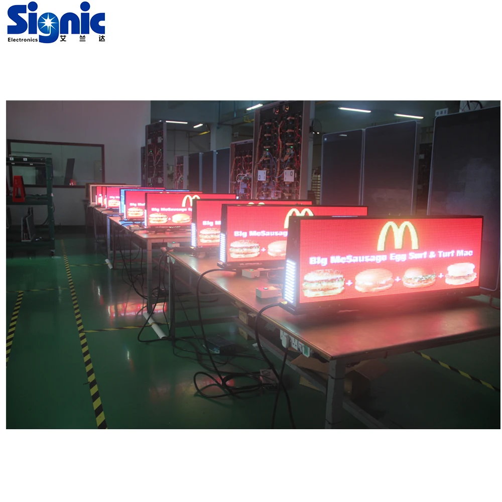 3G/4G/WIFI/GPS 2019 seks video animation led P5 Taxi top display outdoor