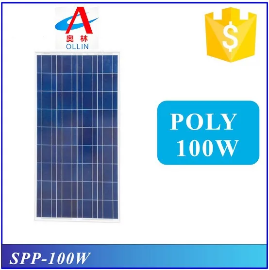 100W poly best price solar panel solar pv module solar cell