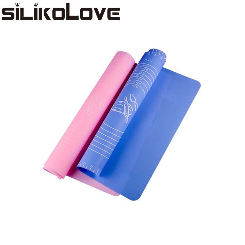 Reusable Non-Stick Silicone Pastry Rolling Baking Mat With Measurements