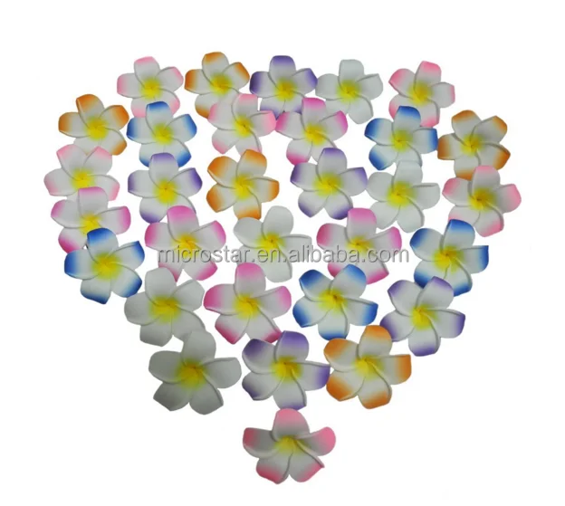 Hawaiian Luau Hibiscus Hawaii Plumeria Flower Clips Bridal Wedding Party Beach Decorations Supplies