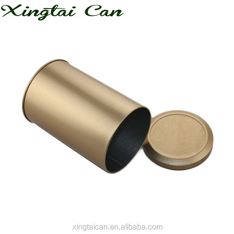 
C-Y005B gold silver embossing round shape tin box cookies biscuit chocolate food storage box 