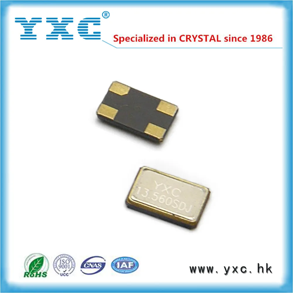 13.56 МГц 20ppm 20pF Кварцевый резонатор 5032 4pin SMD кварцевый генератор 13.560 МГц 13.560 МГц генераторы RoHS Свинца