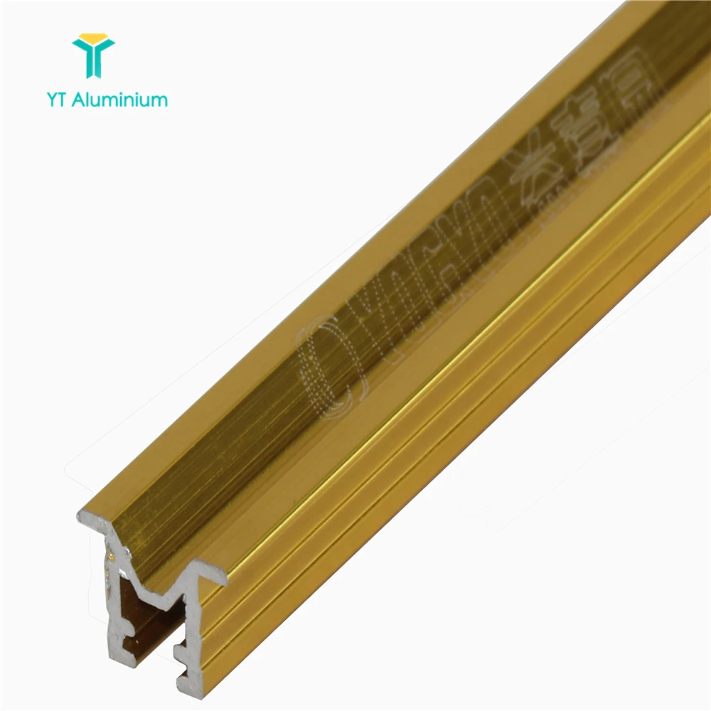 Satin Nickel-Brushed Aluminium Laminate Flooring Trims Square Edging Transition Strip