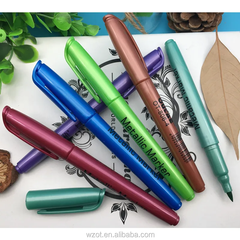 
Colored Non-toxic Metallic Marker Pen Office School Supply Stationery Marker Pens 