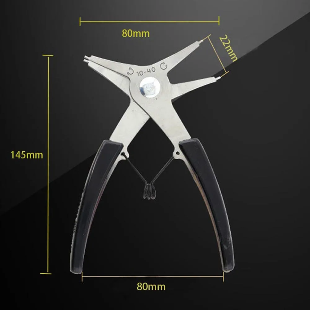 2 in 1 snap ring pliers 4 way type circlip pliers