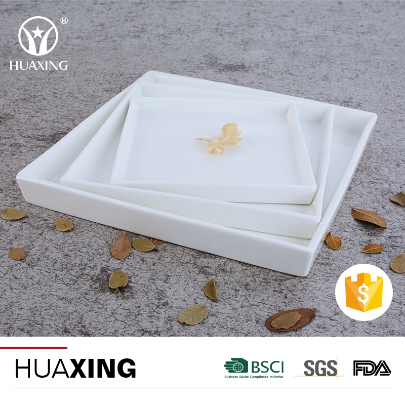 Alibaba wholesale cheap price square doll tableware wholesale china salad plates