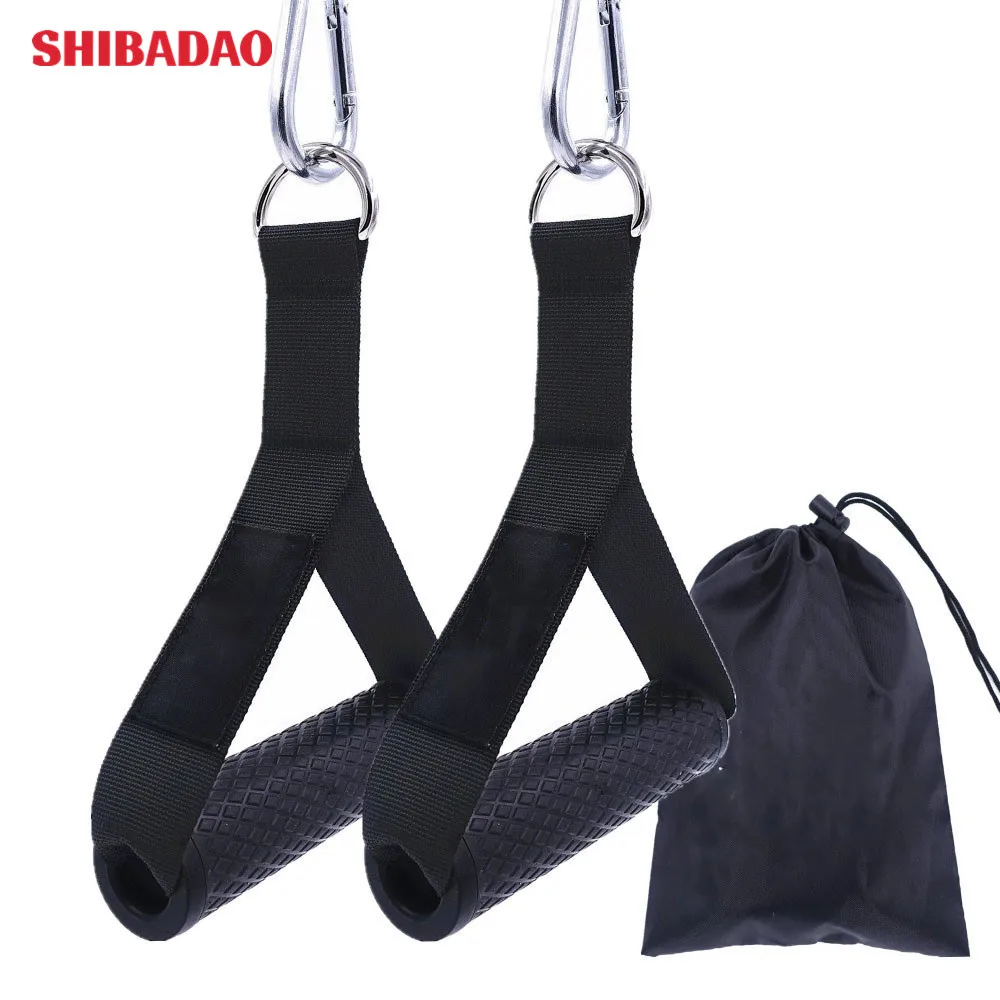 1 Pair Extreme Resistance Bands Ultra Heavy Duty Handles With Super Strong Nylon Webbing for Home Gym Band