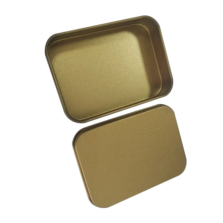 Wholesale Stackable Chinese Green Tea Caddy Food Packing Tin Box For Candle