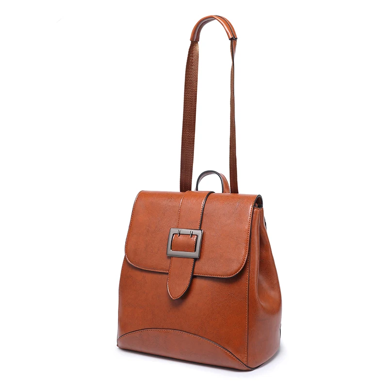 
Casual designer girls school backpack back pack leather bag 