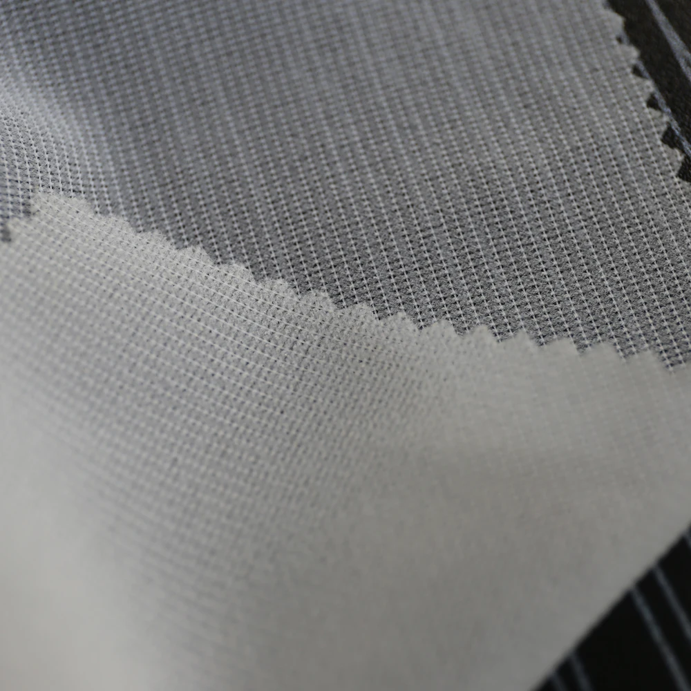 Hot Selling Lining Fabrics Material Interlining Warp Knitted Interlining W252
