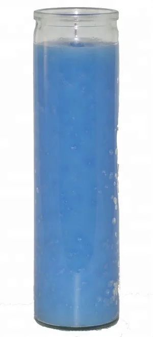 wholesale custom logo private label 7 day glass religious prayer candles