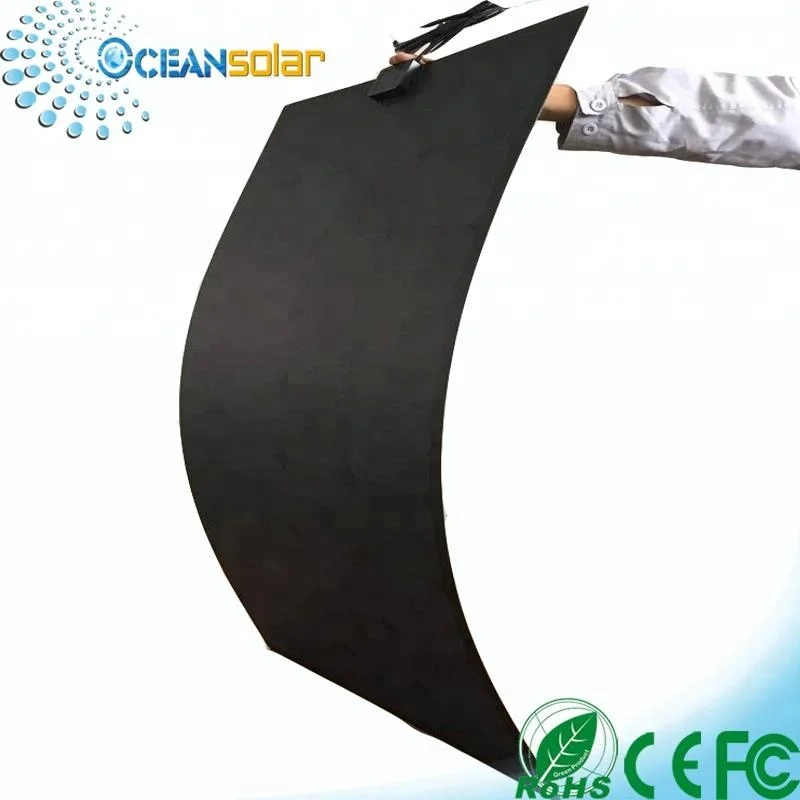 ETFE high efficiency 100w semi  flexible solar panel for greenhouse charge