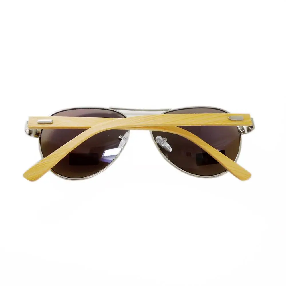 eyewear wholesale custom logo wooden bamboo sunglasses high quality fashion sun glasses