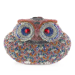 OC3927 вечерняя сумочка с изображением совы, модная вечерняя сумочка-клатч с изображением совы для дам